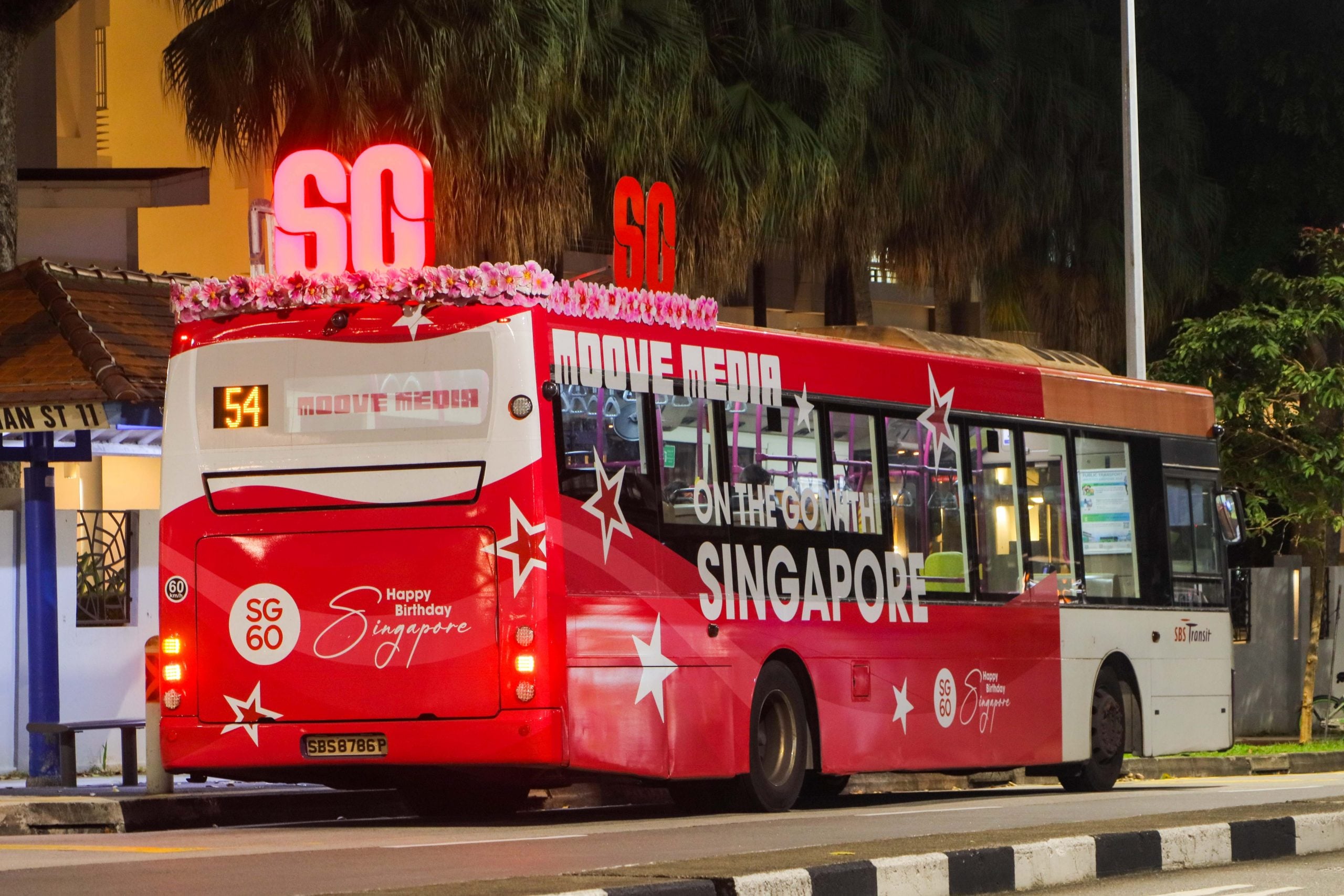 Moove Media Orchid Flower SBS8786P 54